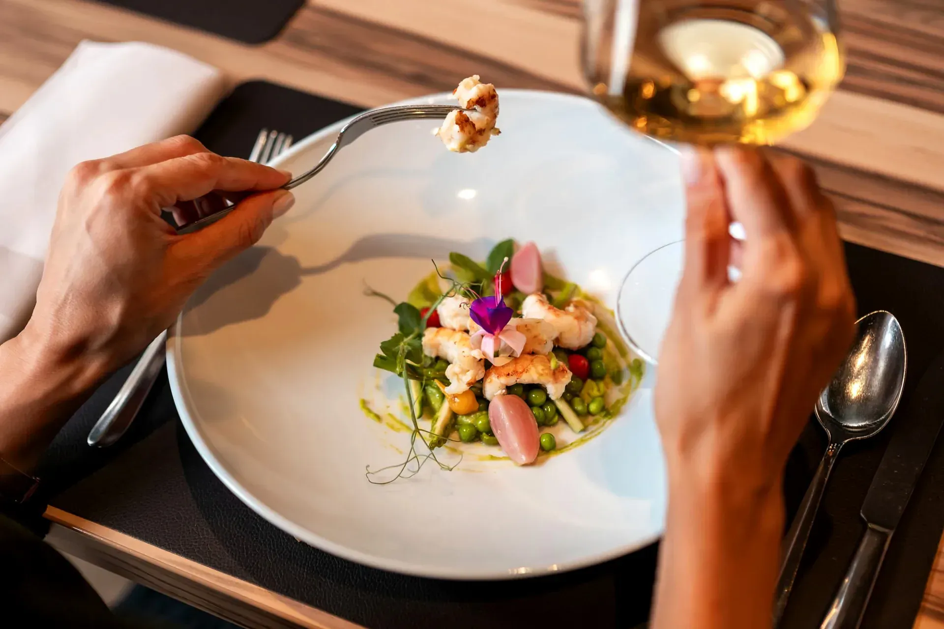 Gourmet district dining — Century Blue Moon, Jakkur