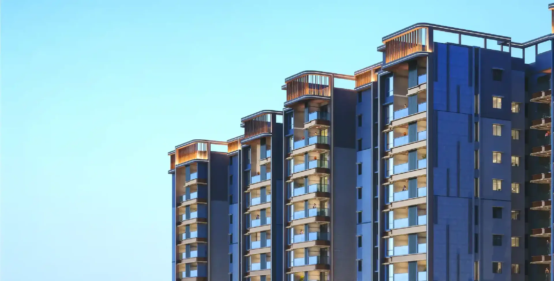 Tower elevations — Century Blue Moon, Jakkur